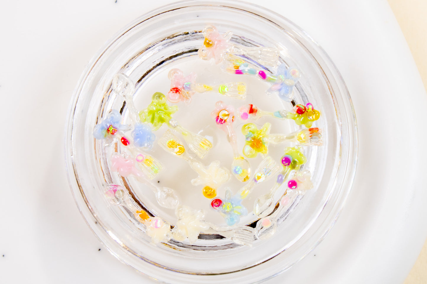 Sweet Spoon & Fork Nail Charms (16pc)