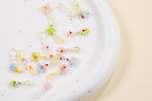 Sweet Spoon & Fork Nail Charms (16pc)