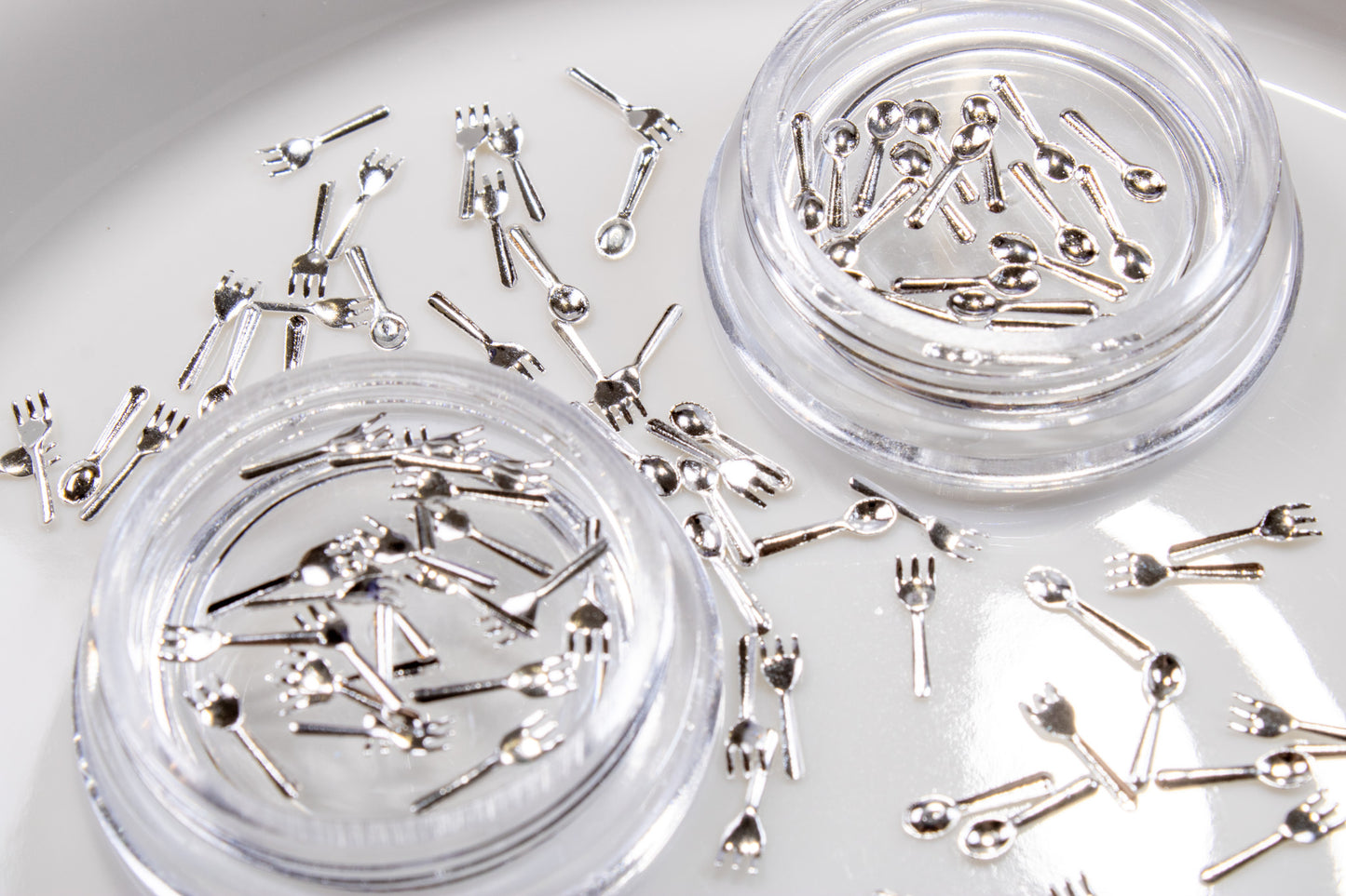 Spoon & Fork Nail Charms (20pc Set)