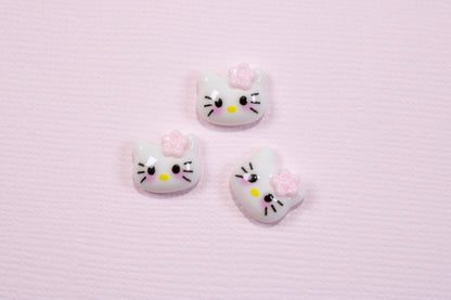 Sweet Kitty Nail Charms (2pc)