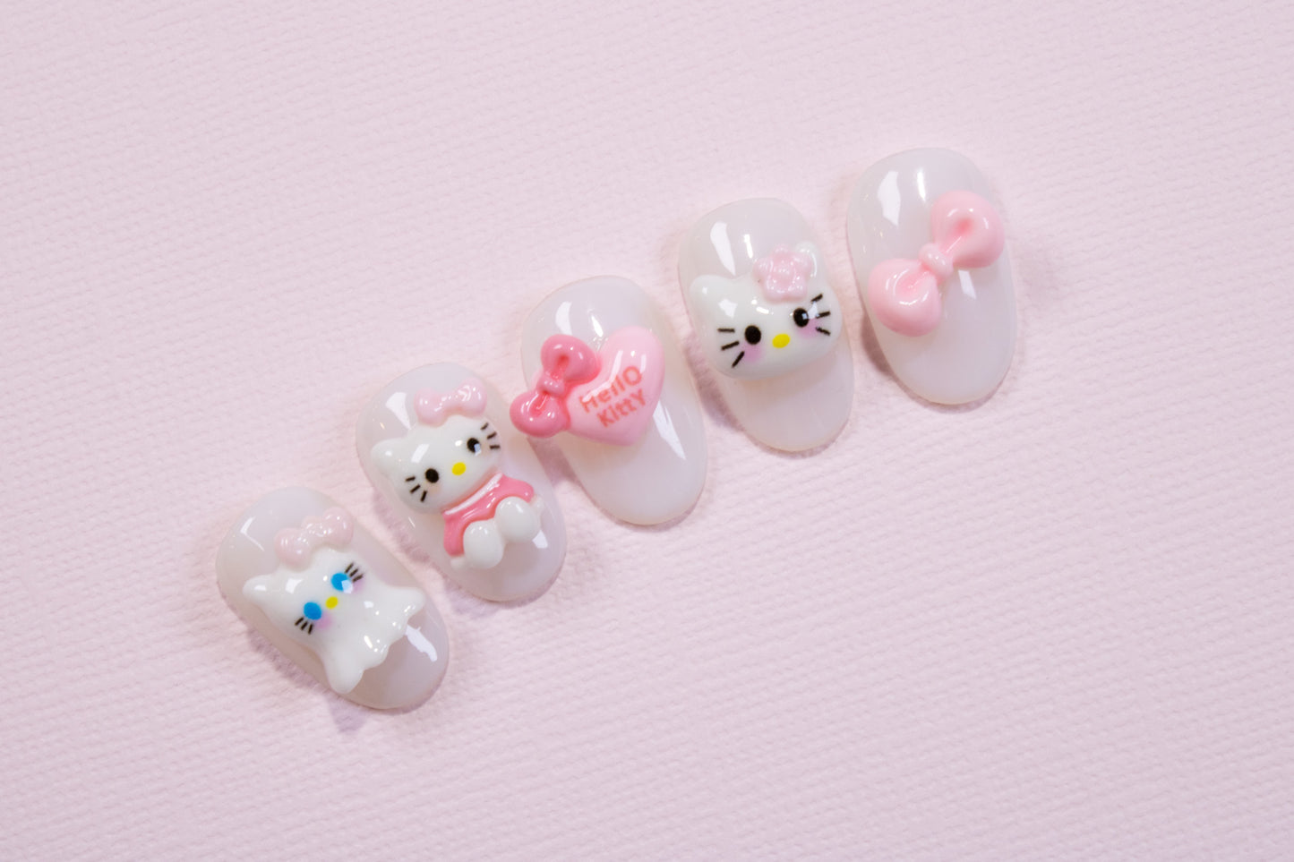 Sweet Kitty Nail Charms (2pc)