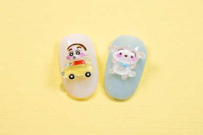 Crayon Adventure Nail Charms (5pc Set)
