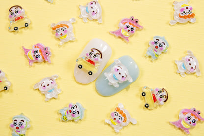 Crayon Adventure Nail Charms (5pc Set)