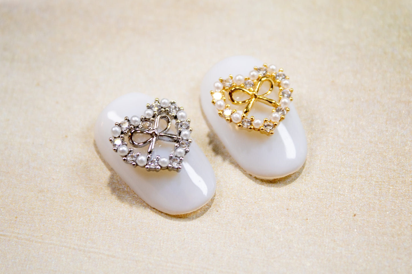 Lovely Bow Nail Charms (2pc)