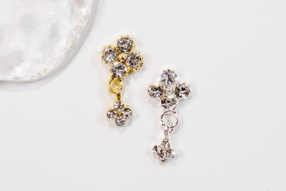 Clover Dangle Nail Charms (2pc)