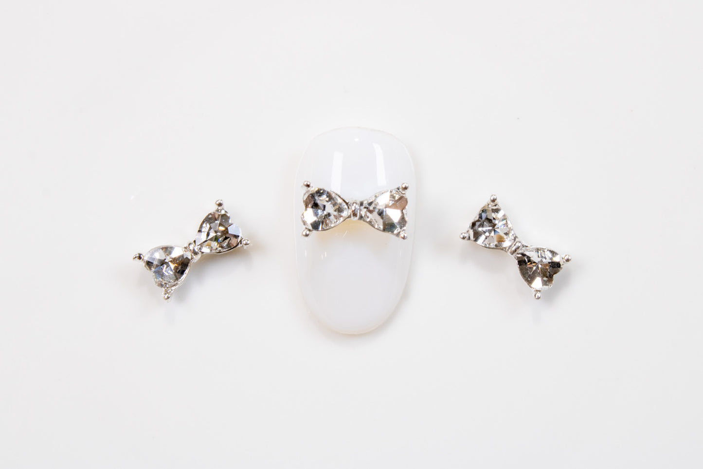 Crystal Bow Nail Charms (2pc)