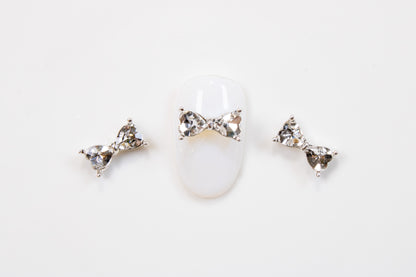 Crystal Bow Nail Charms (2pc)