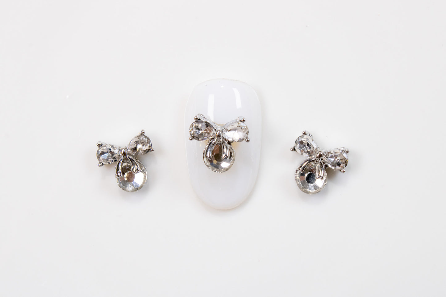 Crystal Bow Nail Charms (2pc)