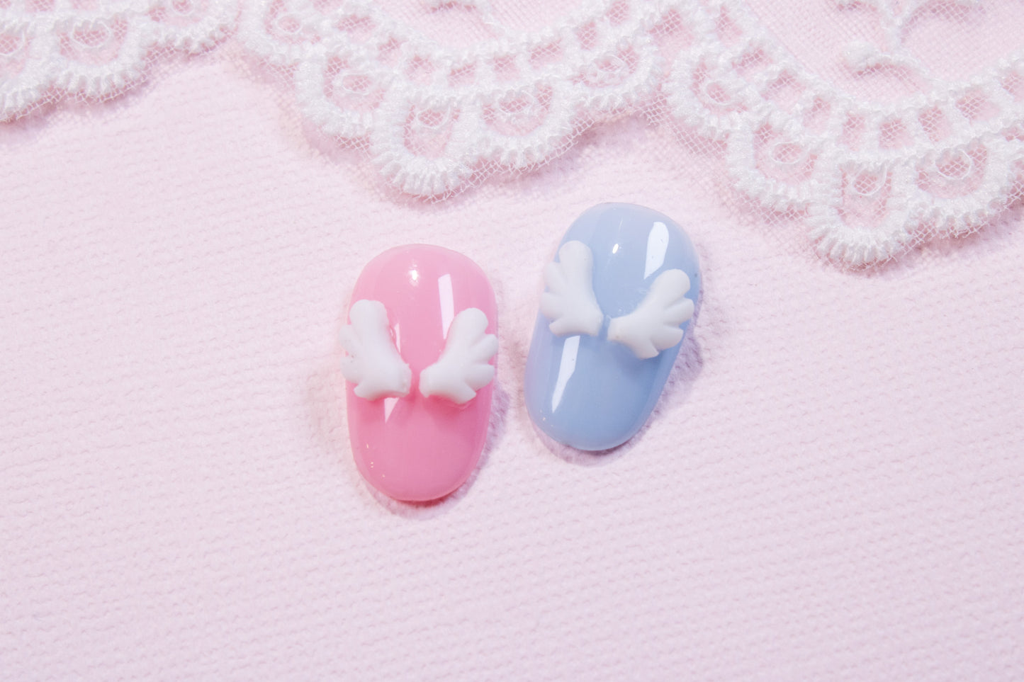 Angel Wing Nail Charms (5pc)