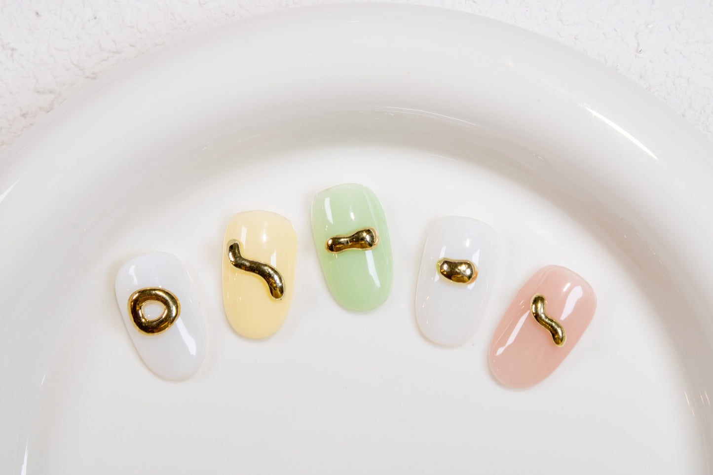 Chunky Metal Nail Charms (2pc)