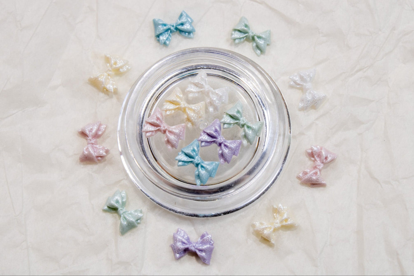 Sweet Ribbon Nail Charms (5pc)