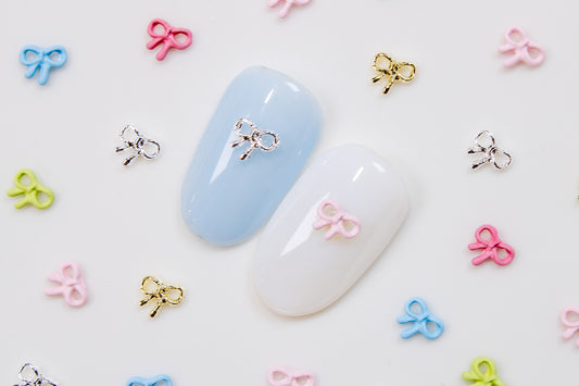 Berry Bow Nail Charms (10pc)