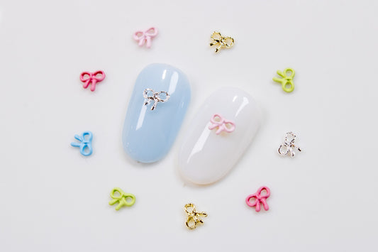 Berry Bow Nail Charms (10pc)