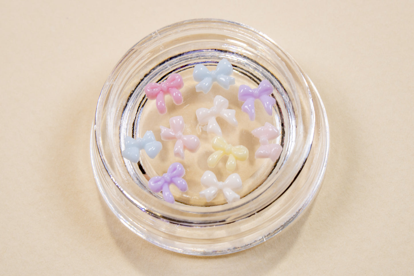 Candy Bow Nail Charms (10pc)