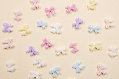 Candy Bow Nail Charms (10pc)