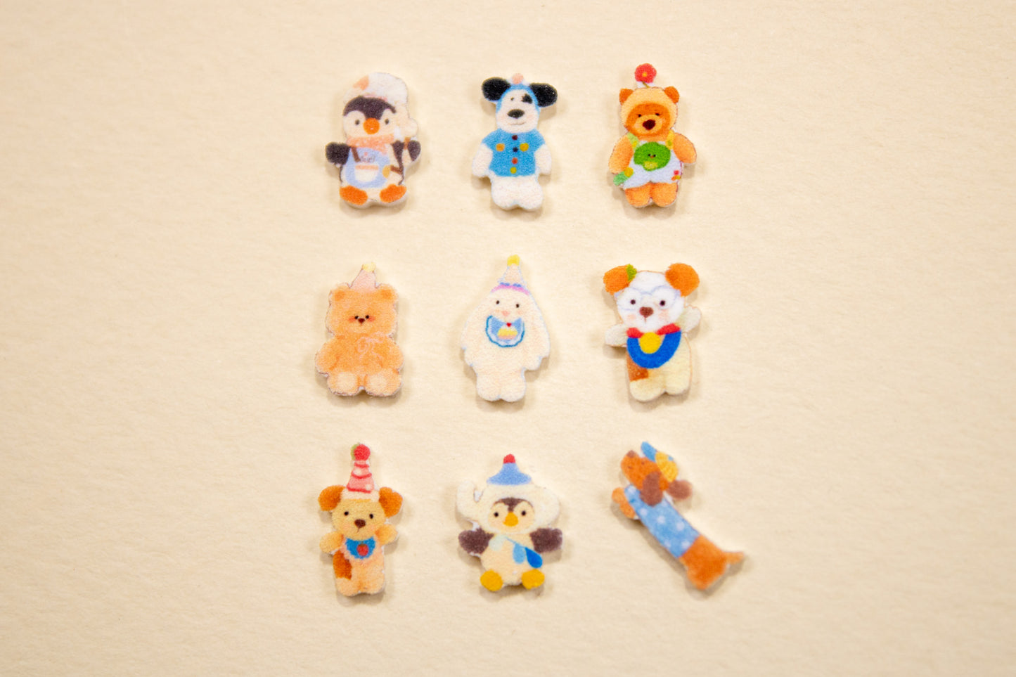 Fuzzy Friends Mix Nail Charms