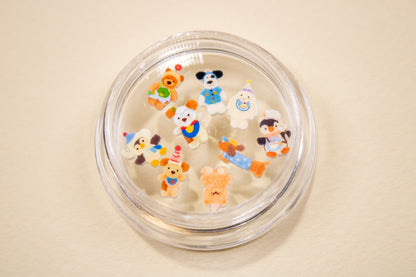 Fuzzy Friends Mix Nail Charms