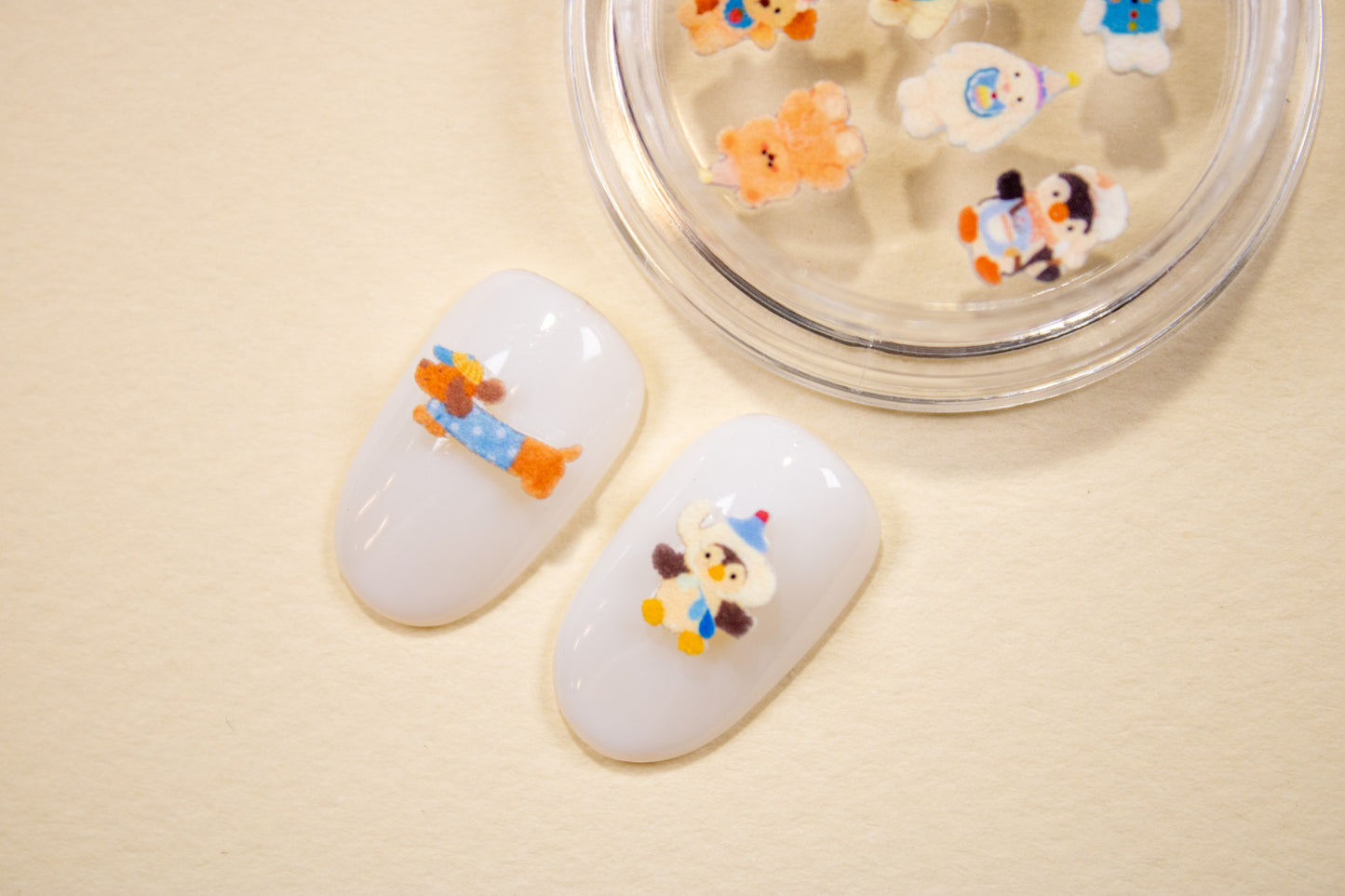 Fuzzy Friends Mix Nail Charms