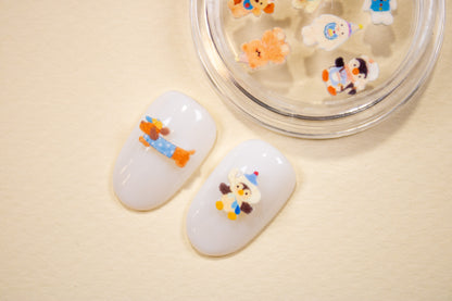 Fuzzy Friends Mix Nail Charms