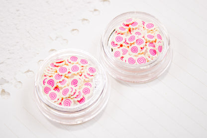 Narutomaki Swirl Nail Charms