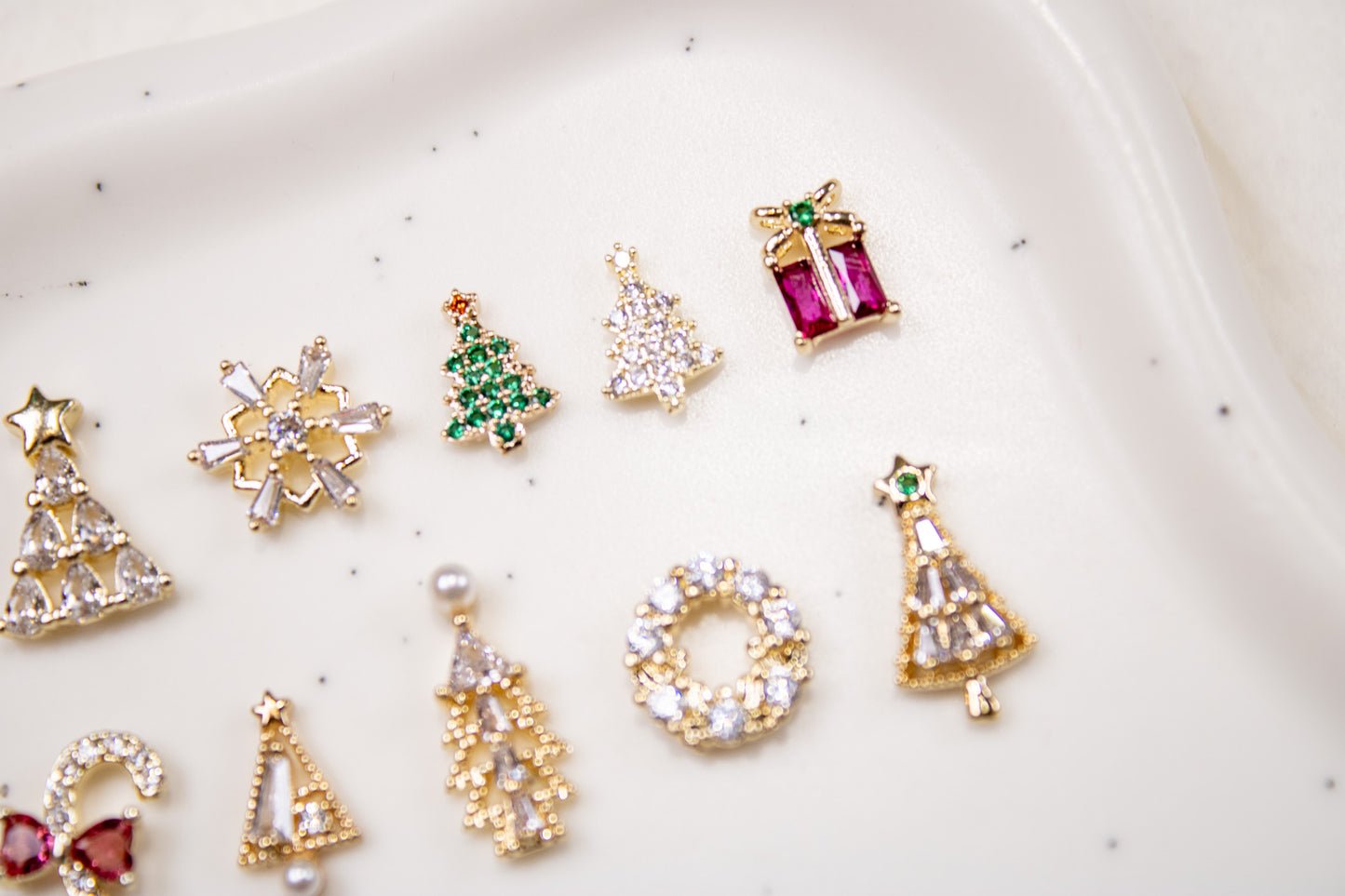 Christmas Wish Nail Charms (2pc)