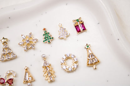 Christmas Wish Nail Charms (2pc)
