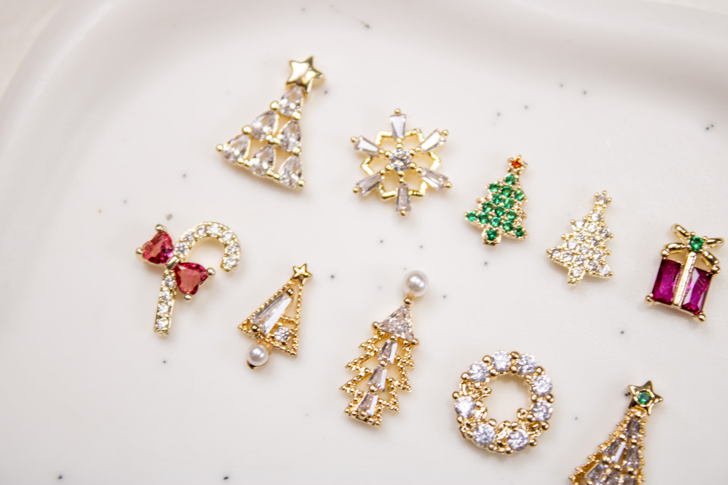 Christmas Wish Nail Charms (2pc)