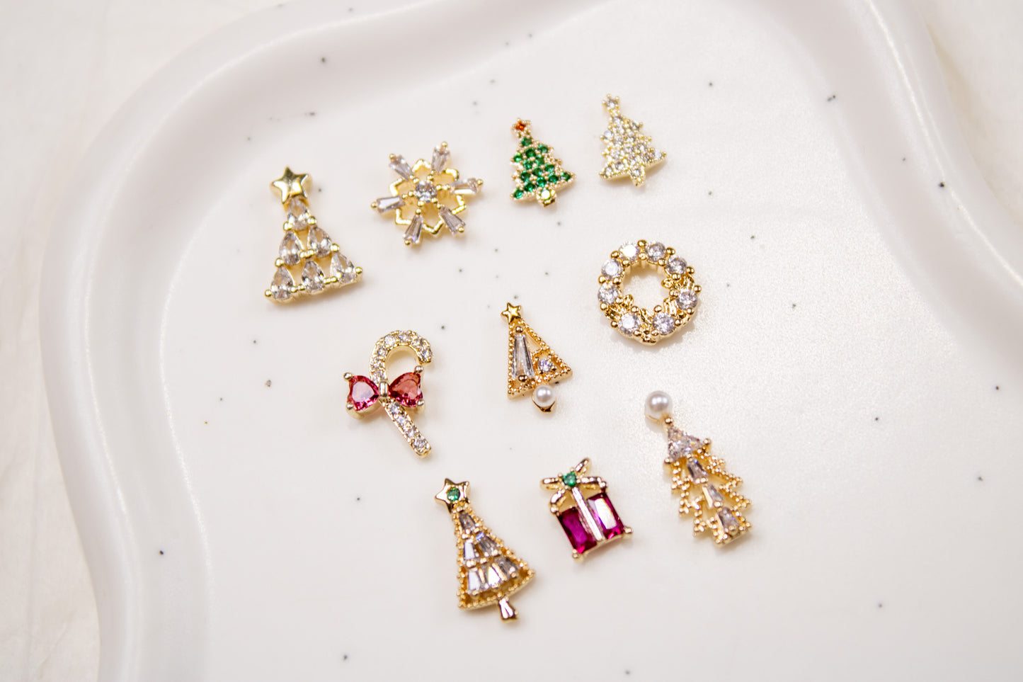 Christmas Wish Nail Charms (2pc)