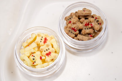 Teddy Cookie Nail Charms (18pcs)