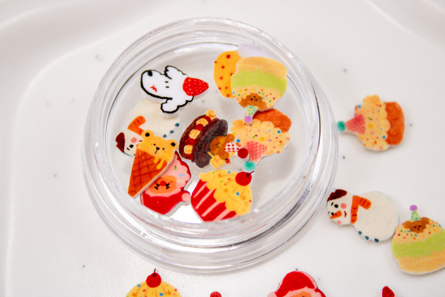 Sweet Winter Bakery Nail Charms