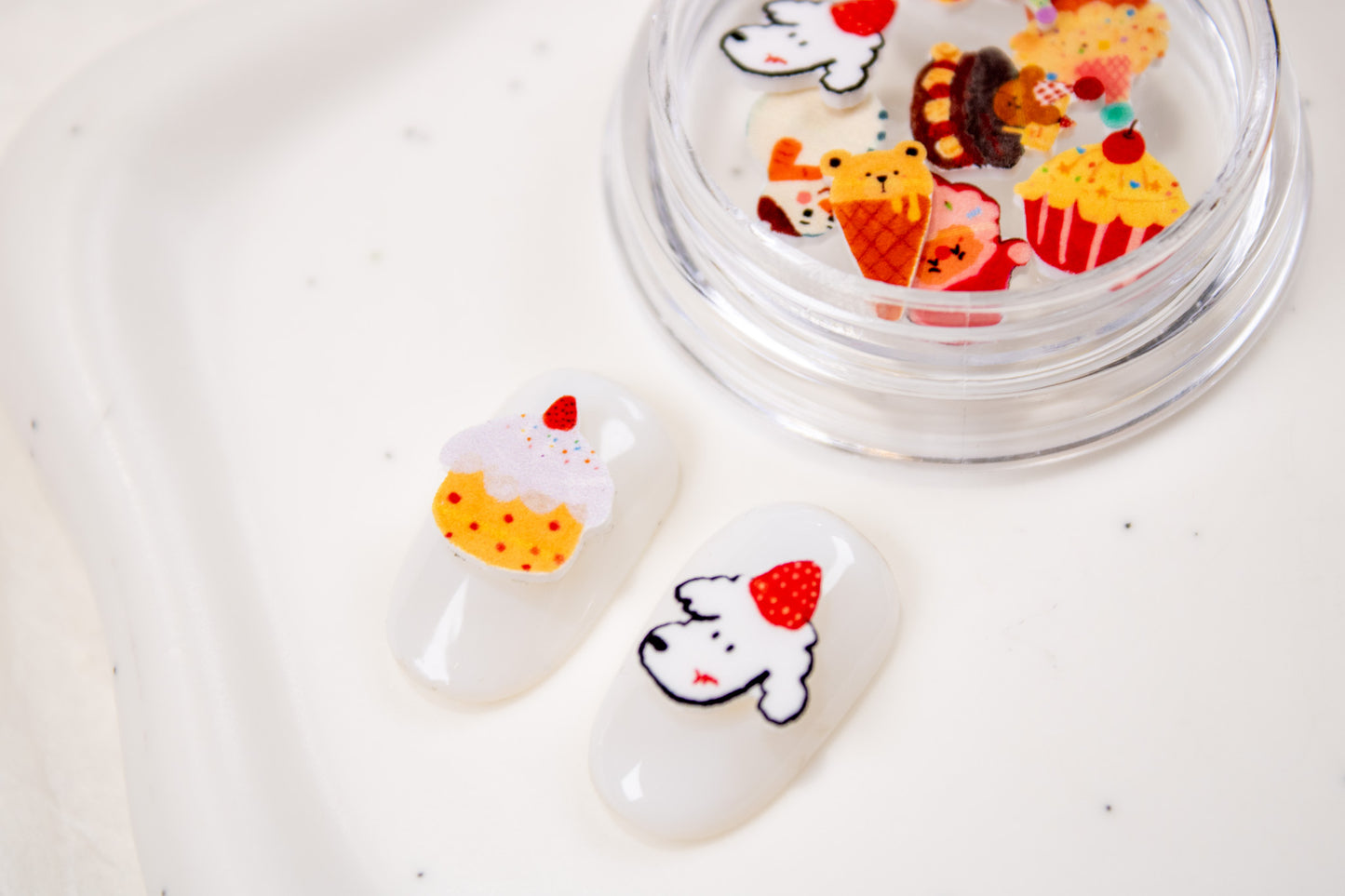 Sweet Winter Bakery Nail Charms