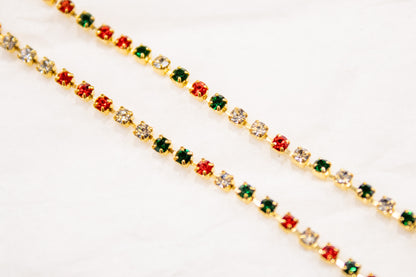 Christmas Gem Chain