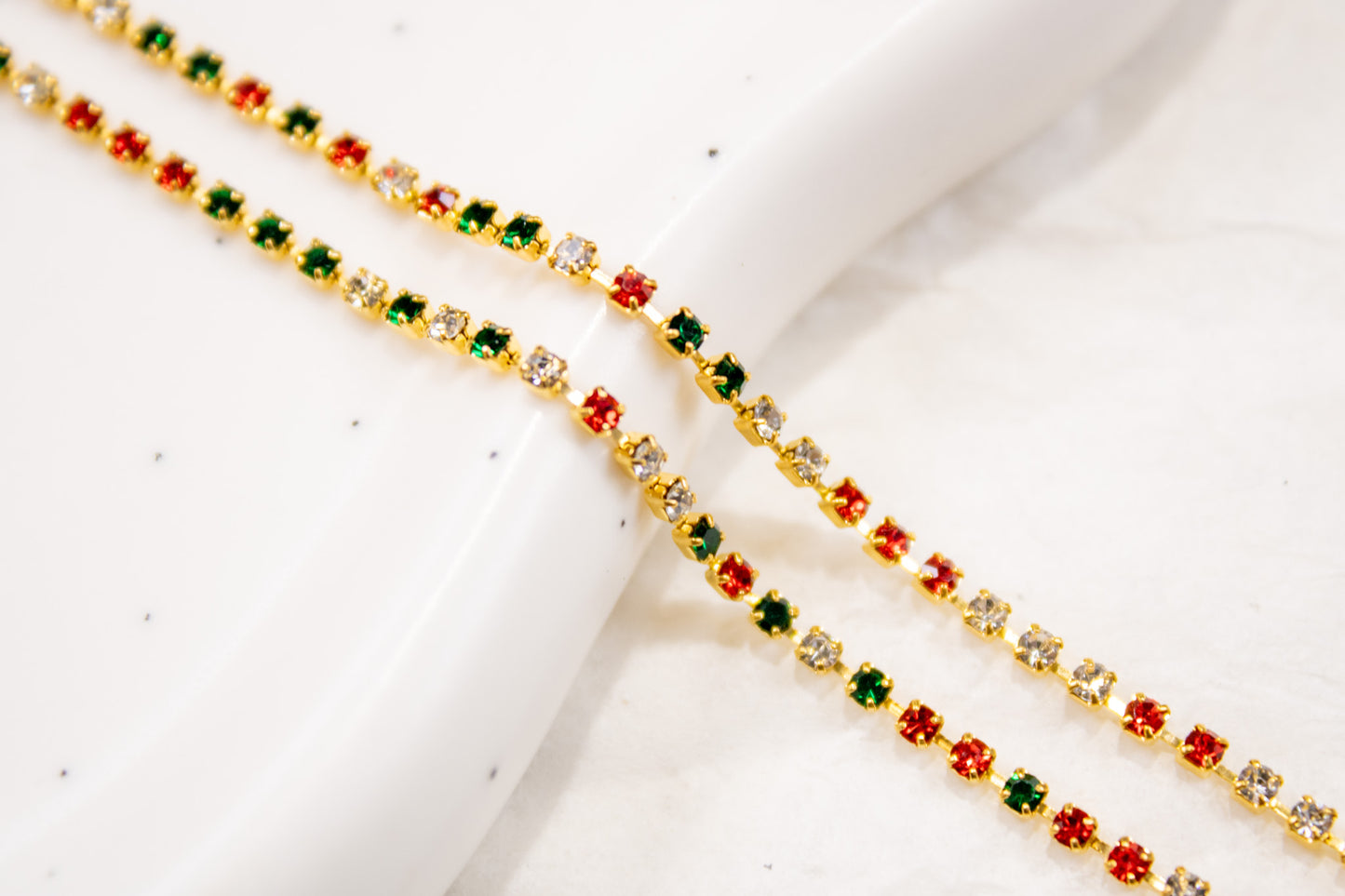 Christmas Gem Chain
