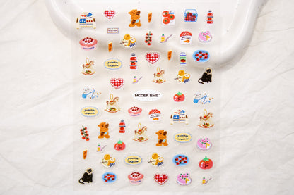 Cozy Winter Nail Sticker