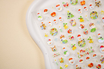 Holly Jolly Christmas Nail Sticker
