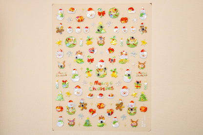 Holly Jolly Christmas Nail Sticker