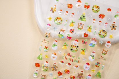 Holly Jolly Christmas Nail Sticker