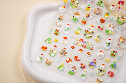 Holly Jolly Christmas Nail Sticker