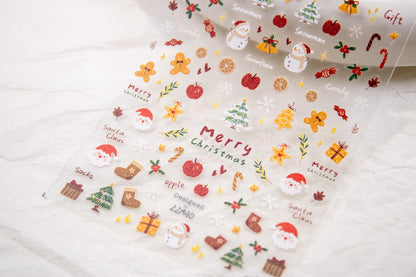 Gingerbread Christmas Nail Sticker