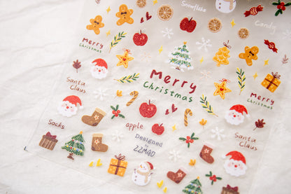 Gingerbread Christmas Nail Sticker