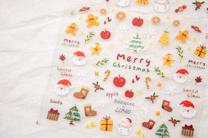 Gingerbread Christmas Nail Sticker