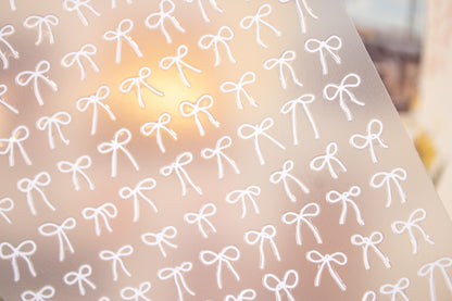 4 Color Ribbon Nail Sticker