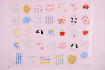 Happy Day Nail Sticker