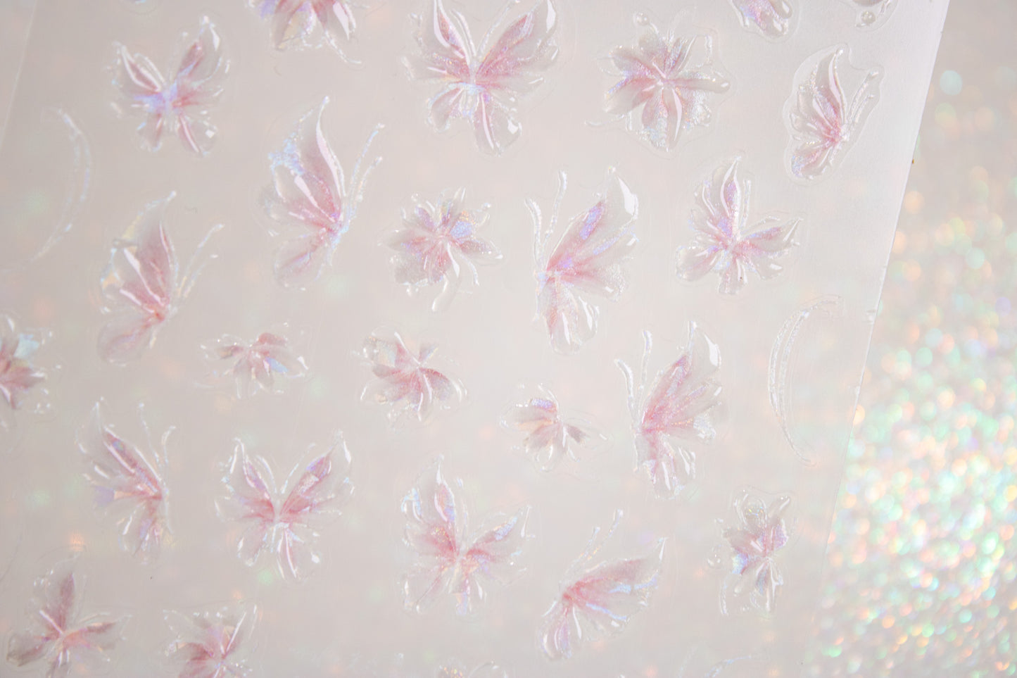 Iridescent Butterfly Nail Sticker