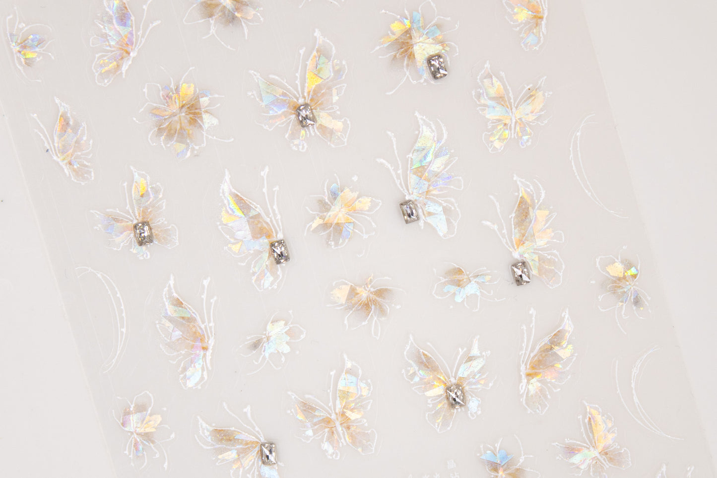 Iridescent Butterfly Nail Sticker