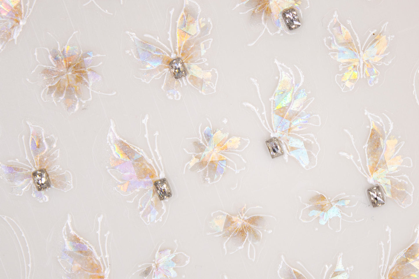 Iridescent Butterfly Nail Sticker