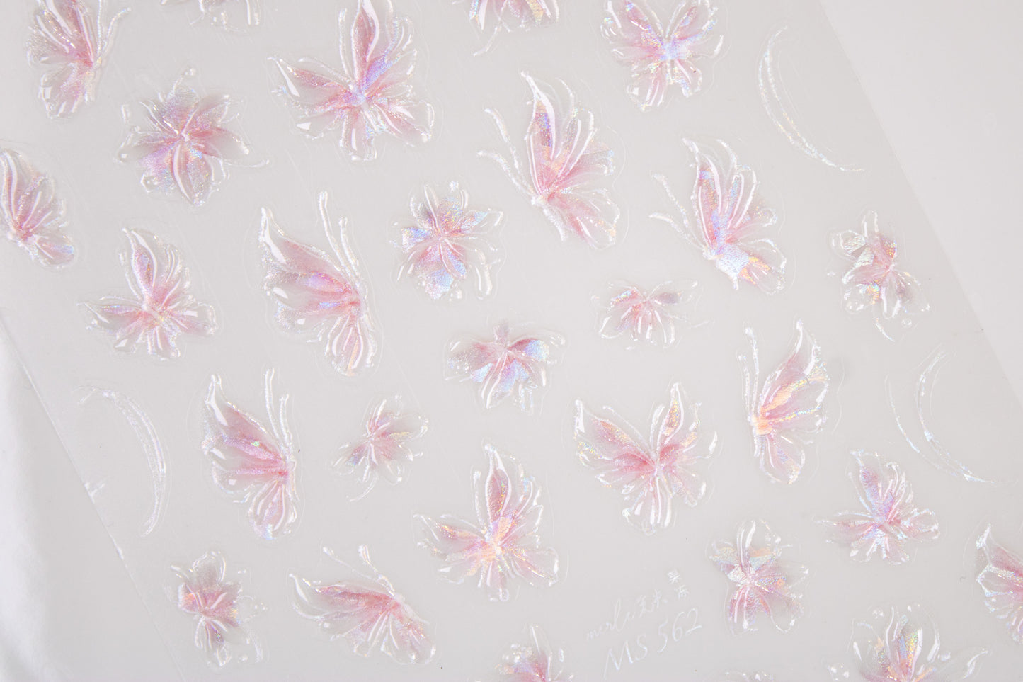 Iridescent Butterfly Nail Sticker