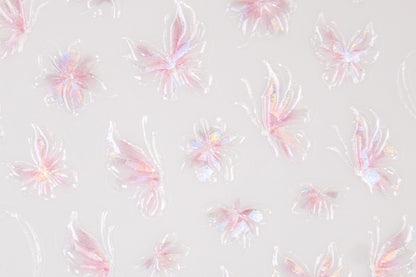 Iridescent Butterfly Nail Sticker