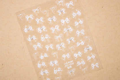Pearl Ribbon Nail Sticker