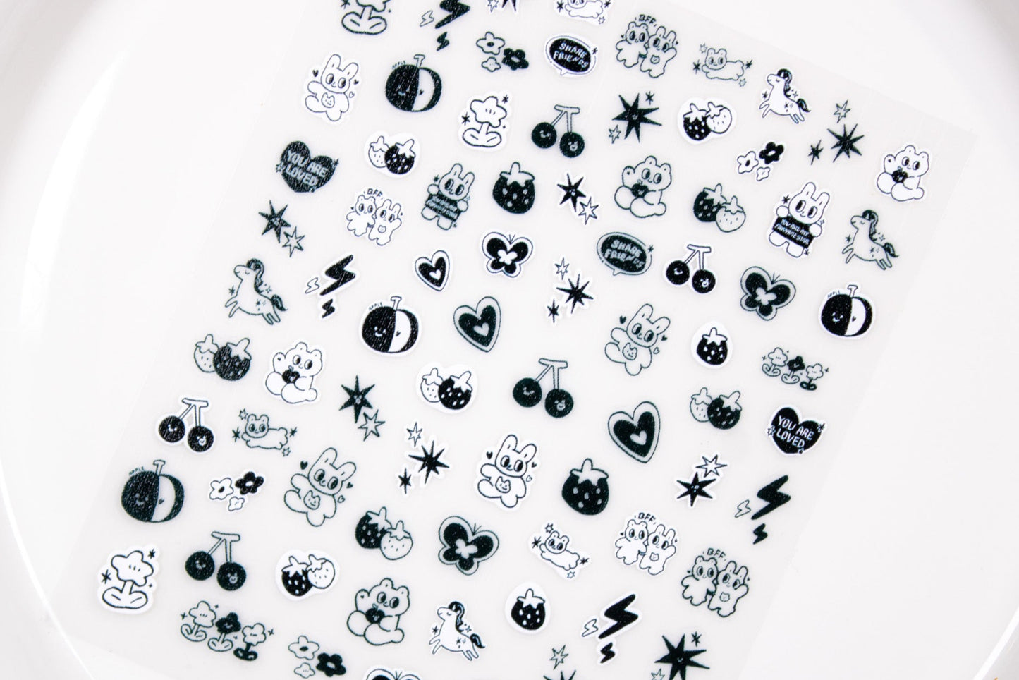 Bunny Friends Nail Sticker